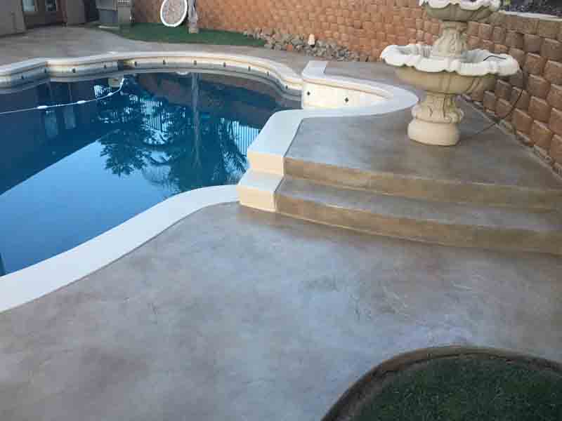 Concrete Staining, Overlay & Sealing Company Folsom CA Stained